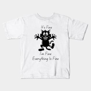 Fine cat Kids T-Shirt